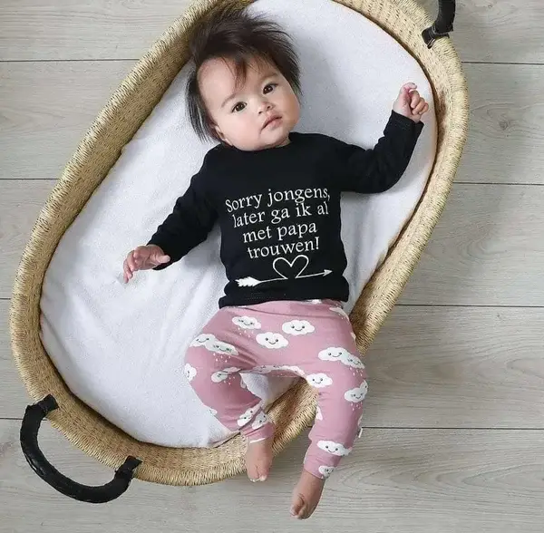 Shirt Sorry jongens, later ga ik al met papa trouwen!