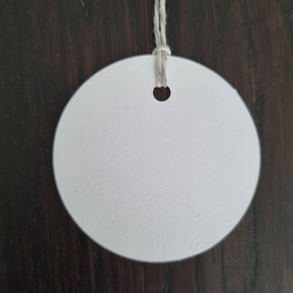 pakket - Blanco tag wit