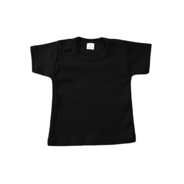 Korte Mouw T-shirt - Zwart