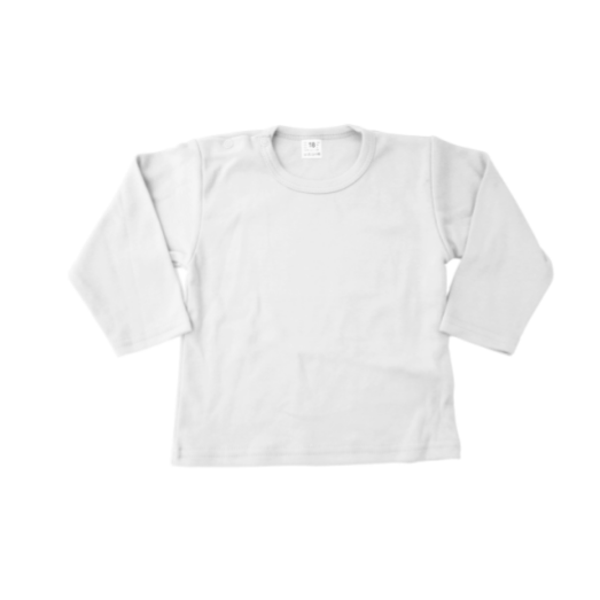 Lange Mouw T-shirt - Wit