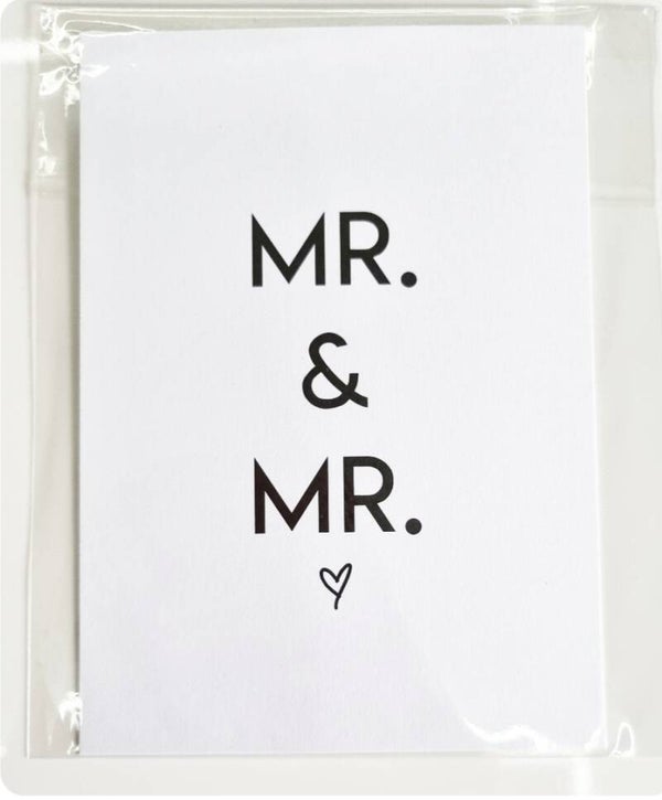 Kaart Mr & Mrs