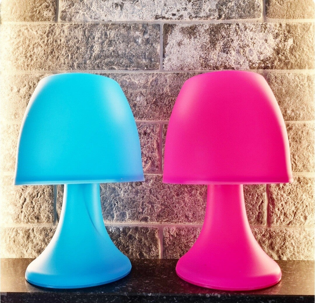 Ledlampje roze en blauw