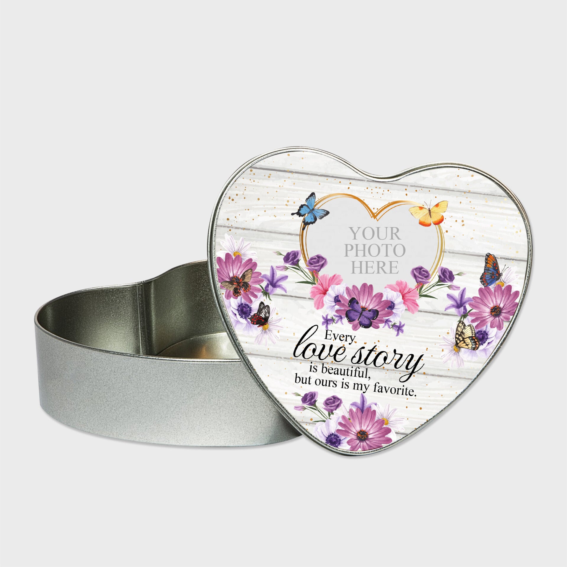 Blik Hartvormig - every love story  - met foto