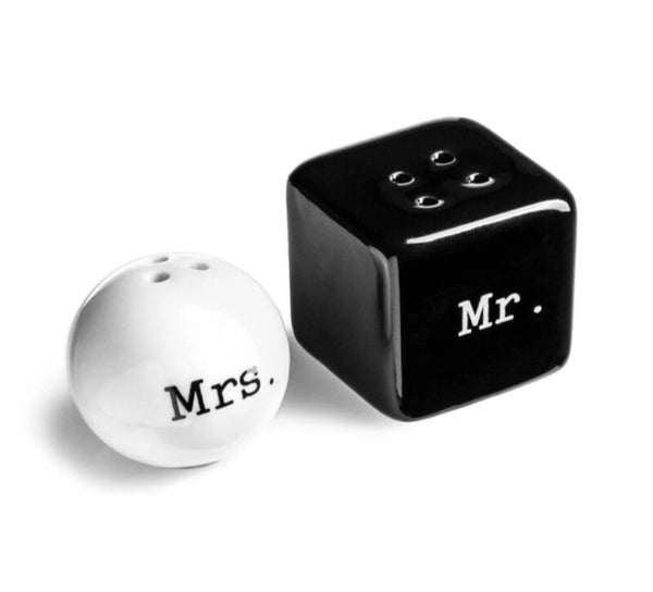 Set Mini Mr en Mrs shakers