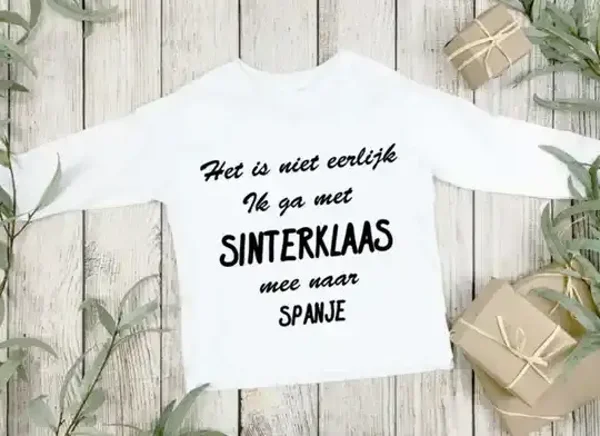 Shirt - Ik ga met Sinterklaas mee