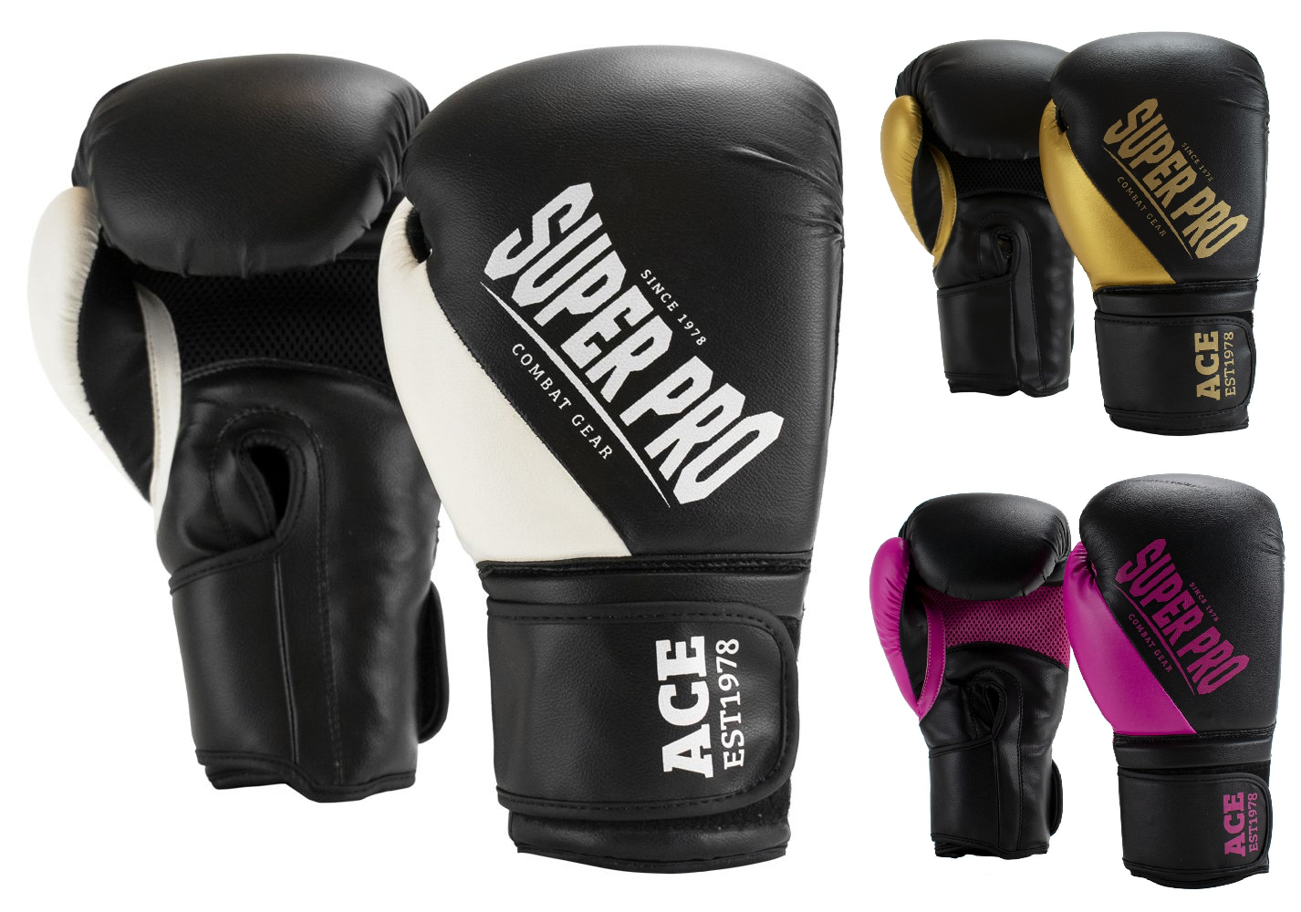 Super Pro  Ace (kick)bokshandschoenen diverse kleuren