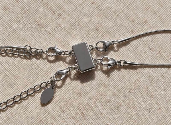 NECKLACE SPLITTER 2 SILVER