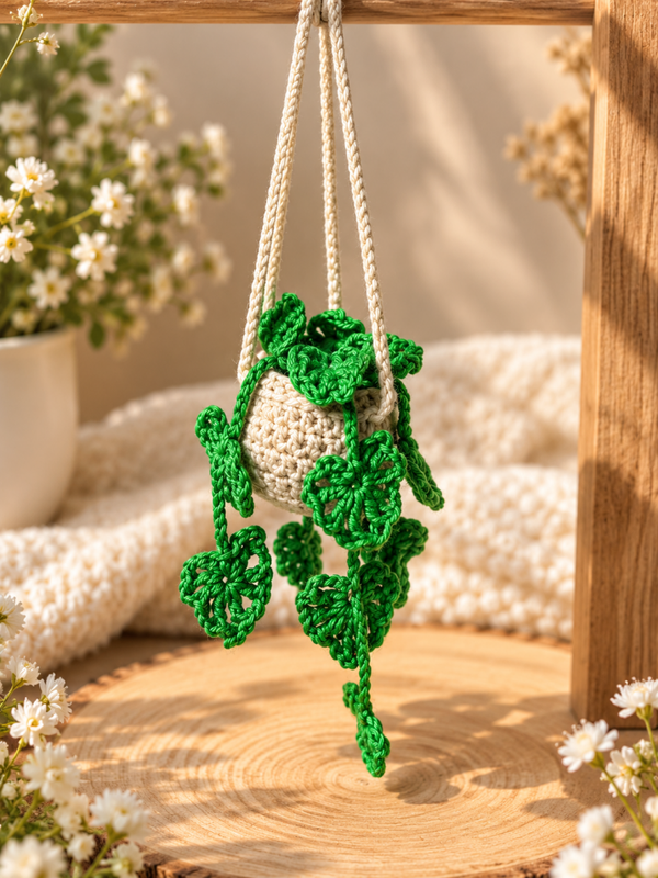 Suspension Plante verte au crochet