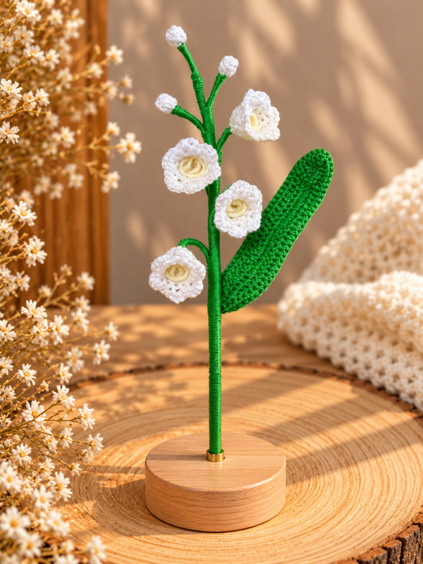 Branche de muguet au crochet