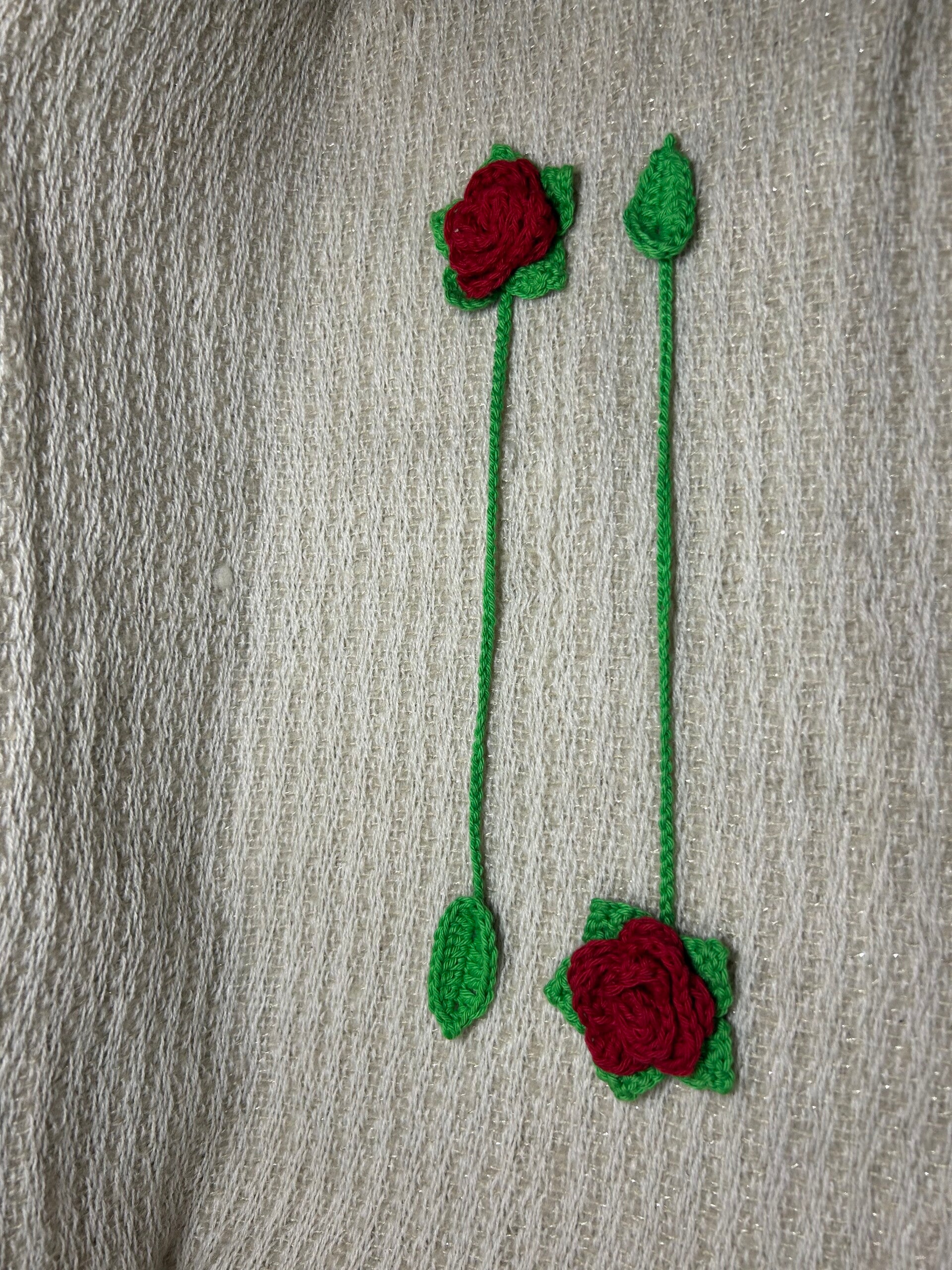 Marque page rose