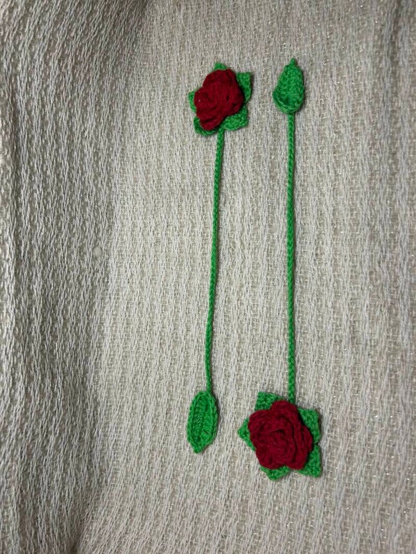 Marque page rose