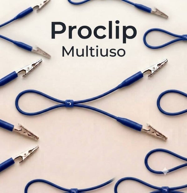 Poclip azul.