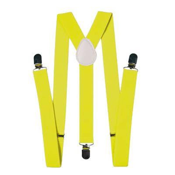 Bretels fluo geel