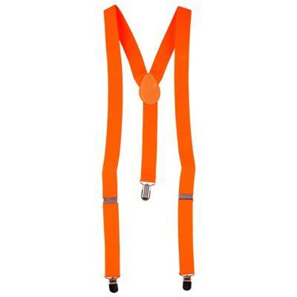 Bretels fluo oranje
