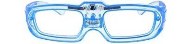 Bril met knipperende led blauw