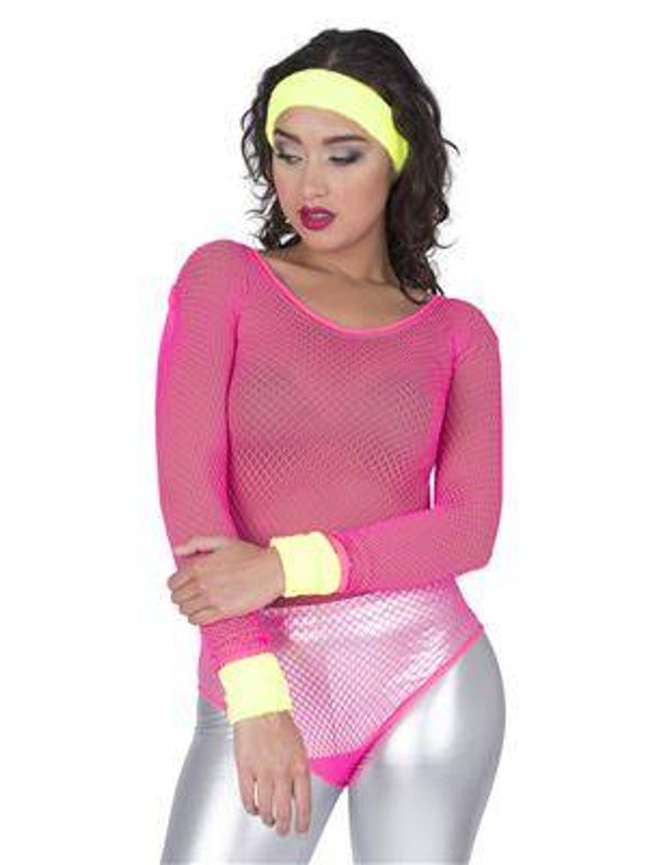 Zweetbandjes fluo geel