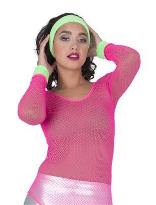 Zweetbandjes fluo groen