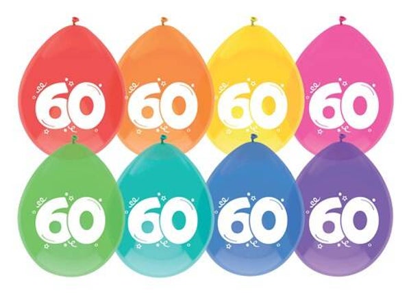 Leeftijdballon ' 60 ' || 30cm