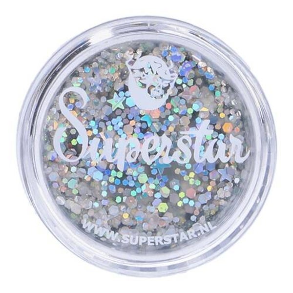 Chunky Glitter Cream Silver Starlight (10ml)
