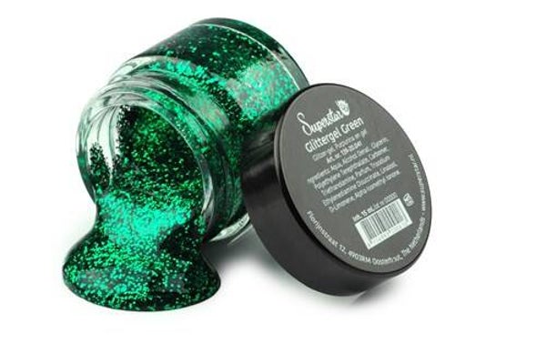 Glittergel groen (15ml)
