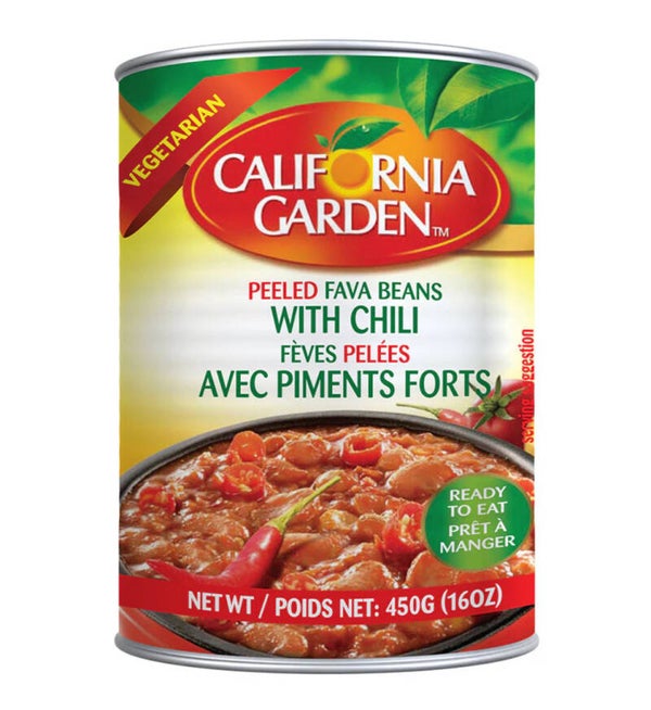 California Garden - Peeled Fava Beans w/ Chili