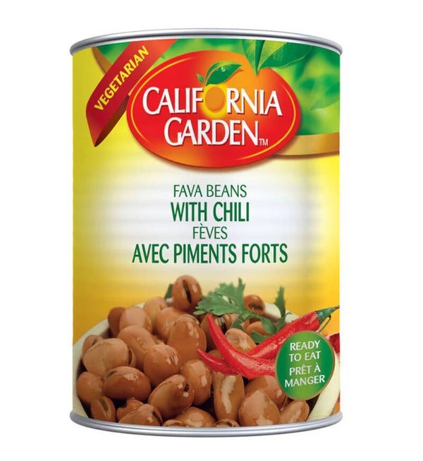 California Garden Fava Beans w/ Chili