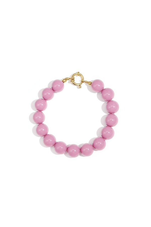 bubbel armband diep roze