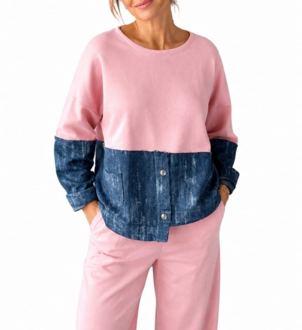 pink sweater