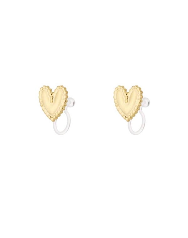 clip oorbellen gold