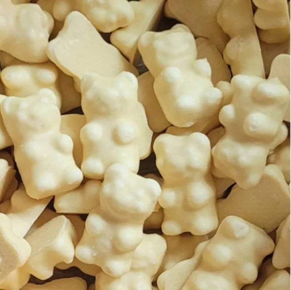 Oursons chocolat blanc ( lot de 6 )