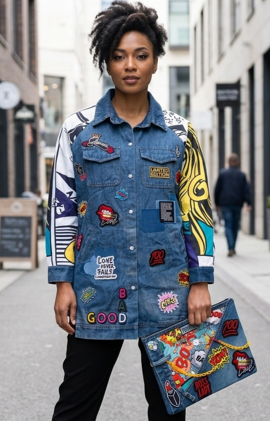 Cosmic Crush Jacket and Clutch Set