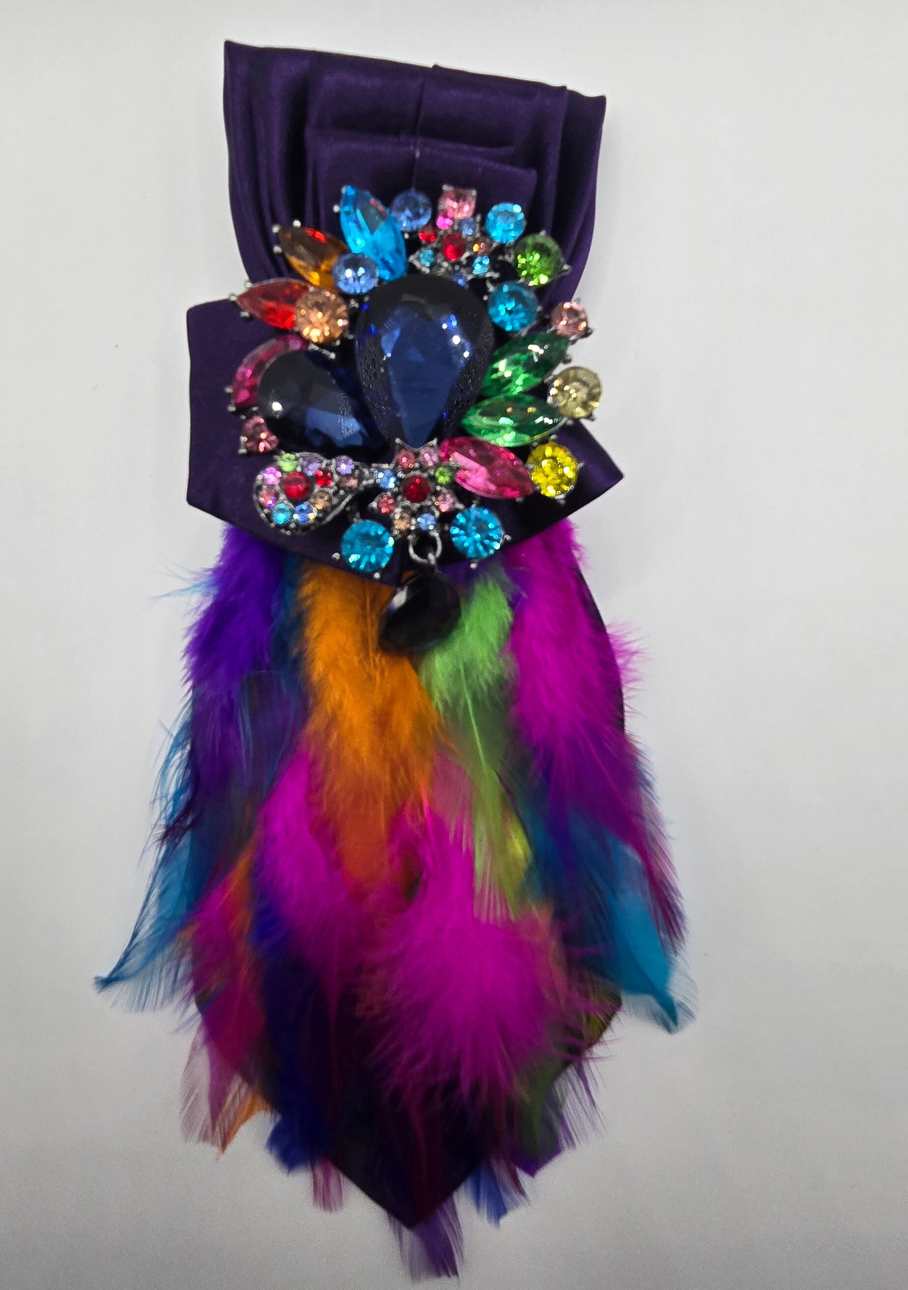 ​The 'Prismatic Plume' Statement Tie Collection