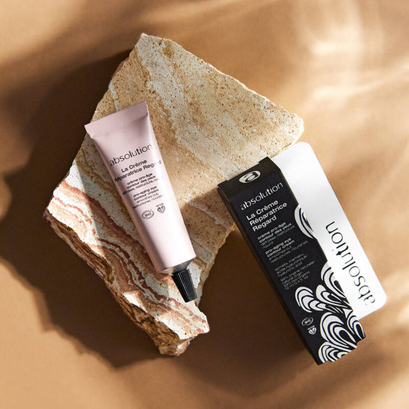 Beautybeleving schoonheidssalon gendringen  absolution creme_reperatrice_regard_yeux_contours_bio