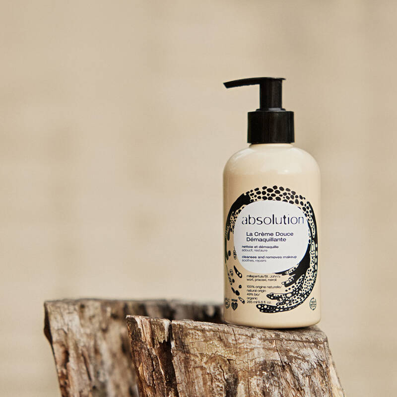 Beautybeleving schoonheidssalon gendringen  Absolution crème_duce_démaquillante_visage_bio_pompe