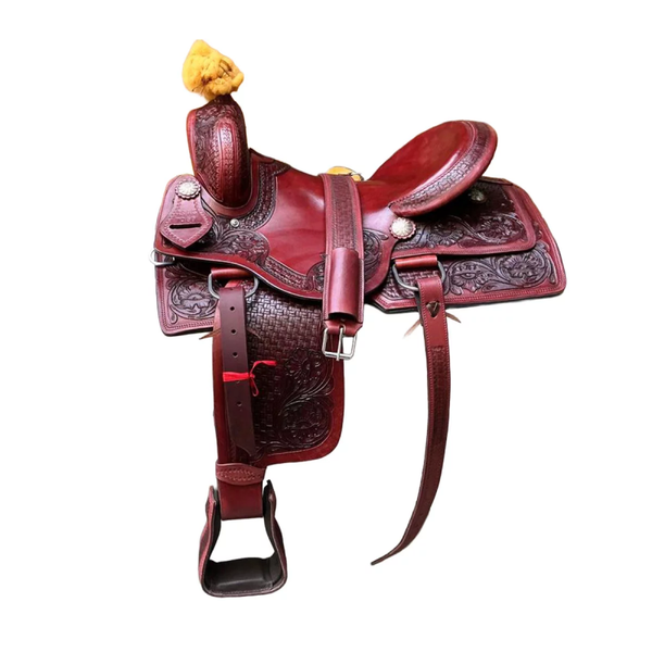 Sella Western In Pelle