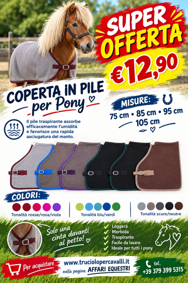 Coperta Pile Pony