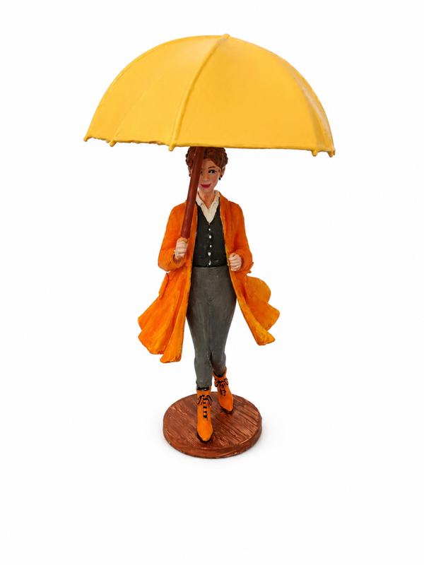 la fille au parapluie