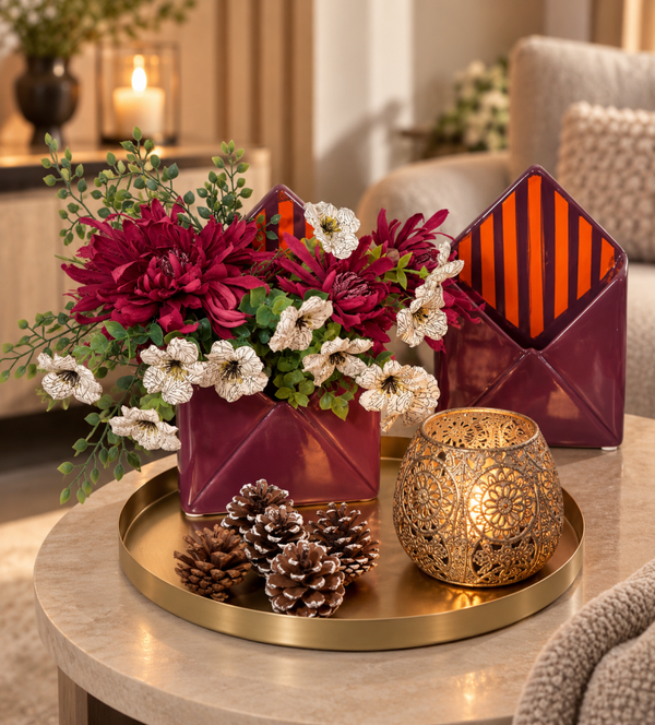 Burgundy Bloom | Compleet Tafeldecoratie set