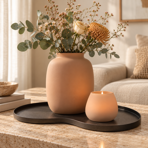 Waxinelichthouder Tasman XS – Sand Mat | Vase The World