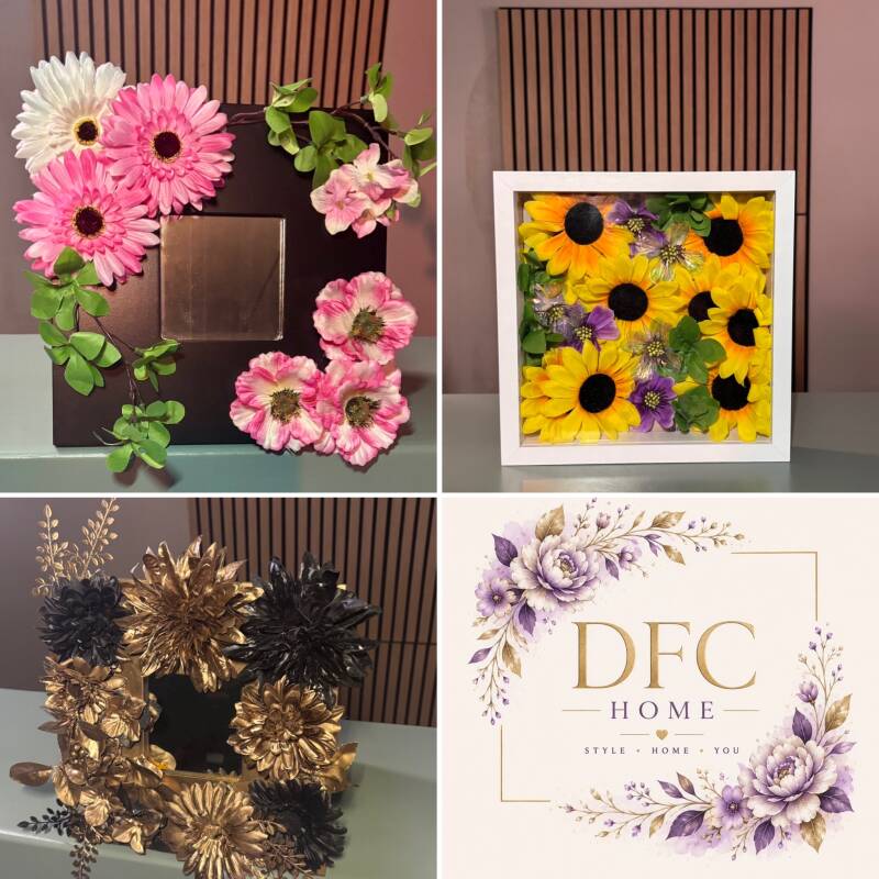 Flowerwall Deco | Muurdecoratie | wanddecoratie | Flower Mirror | DFC - Home | Discount fashion corner 