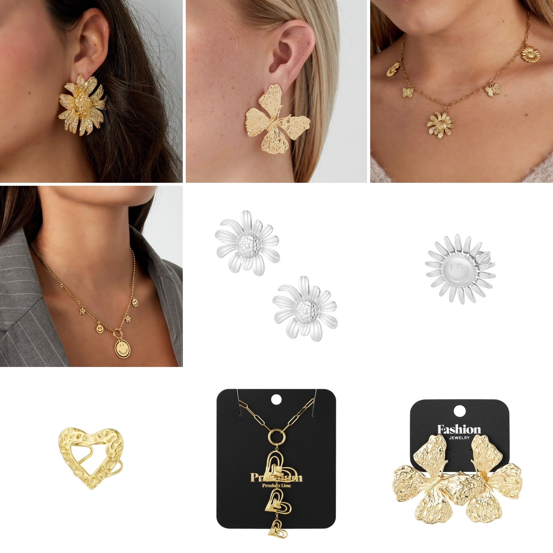 Sieraden | RVS sieraden | Steenless steel sieraden | Betaalbare sieraden | statement sieraden | bloem sieraden | Smiley sieraden | sieraden met betekenis | Discount fashion corner | Oude-tonge 