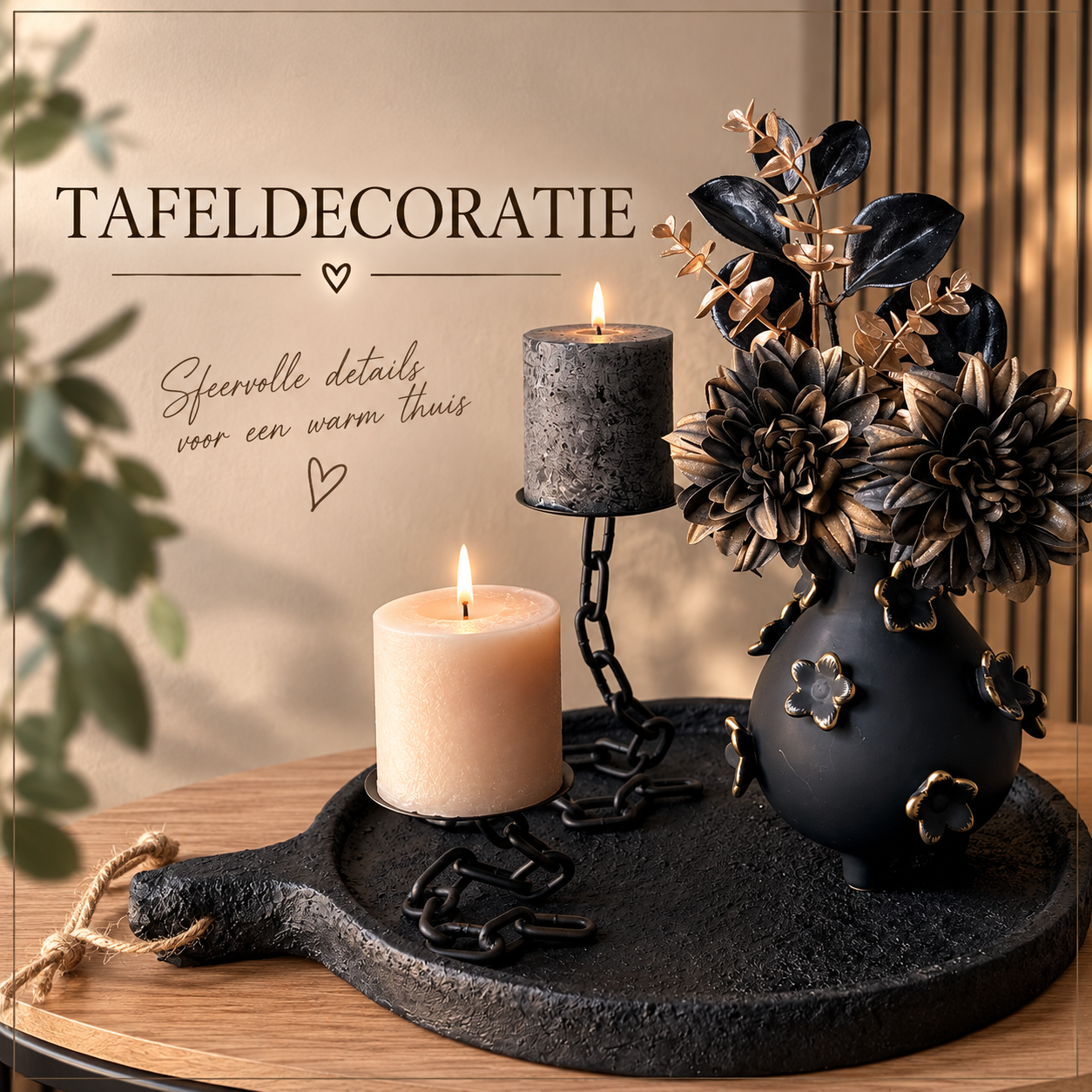 Tafeldecoratie set | Tafel decoratie | Tafel bloemstuk | Tafel Home Decoratie | DFC - Home | Discount fashion corner 