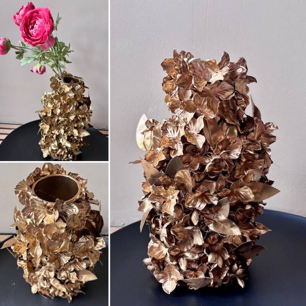 Golden Flora - Handgemaakte Designvaas | DFC - Home
