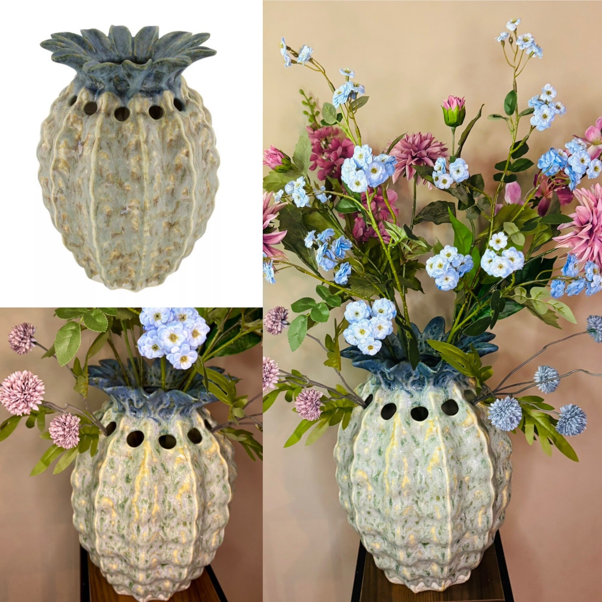 Vaas: Ananas | 34 cm. Hoog