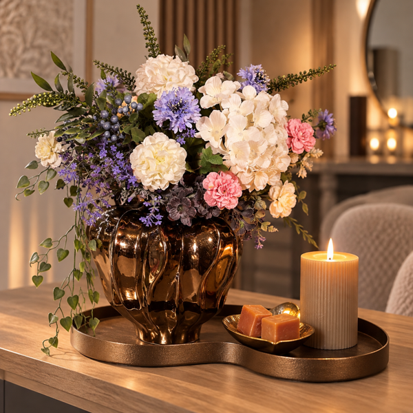 Copper Bloom – compleet tafeldecoratie set