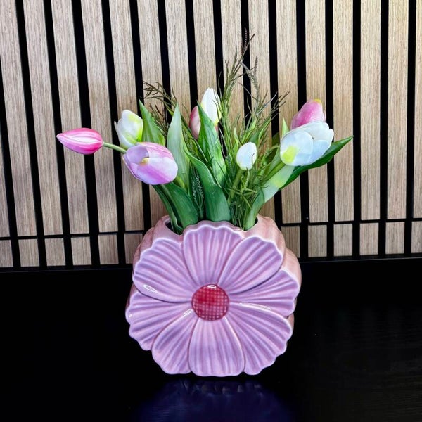 Compleet Boeket tulpen in vaas "Bloem"