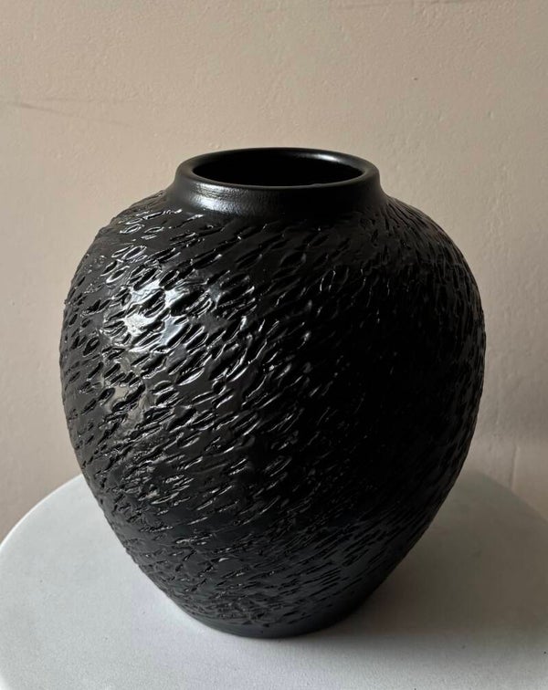Pot - Vaas | Zwart 20cm hoog
