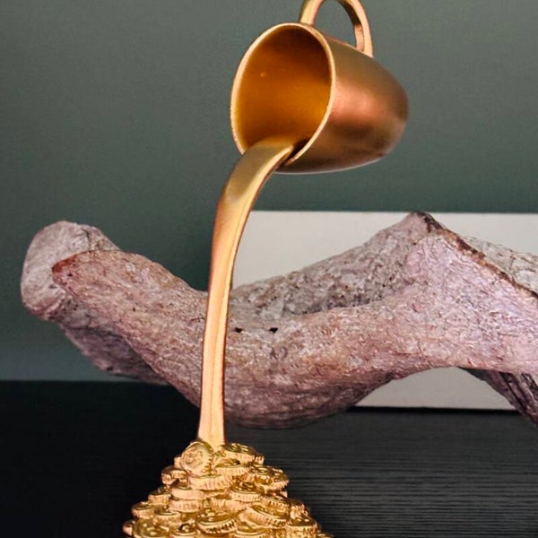 Magic cup goud / gouden muntjes