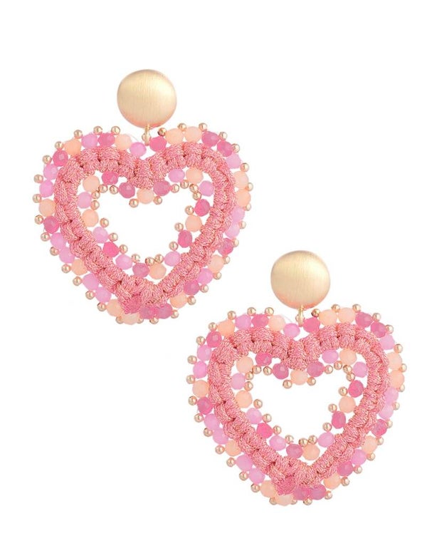 Oorbellen : Love all the way / Fuchsia / Roze