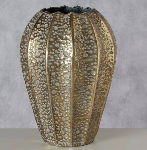 Boltze Home Gunna Vaas – Antiek Goud – 41 cm